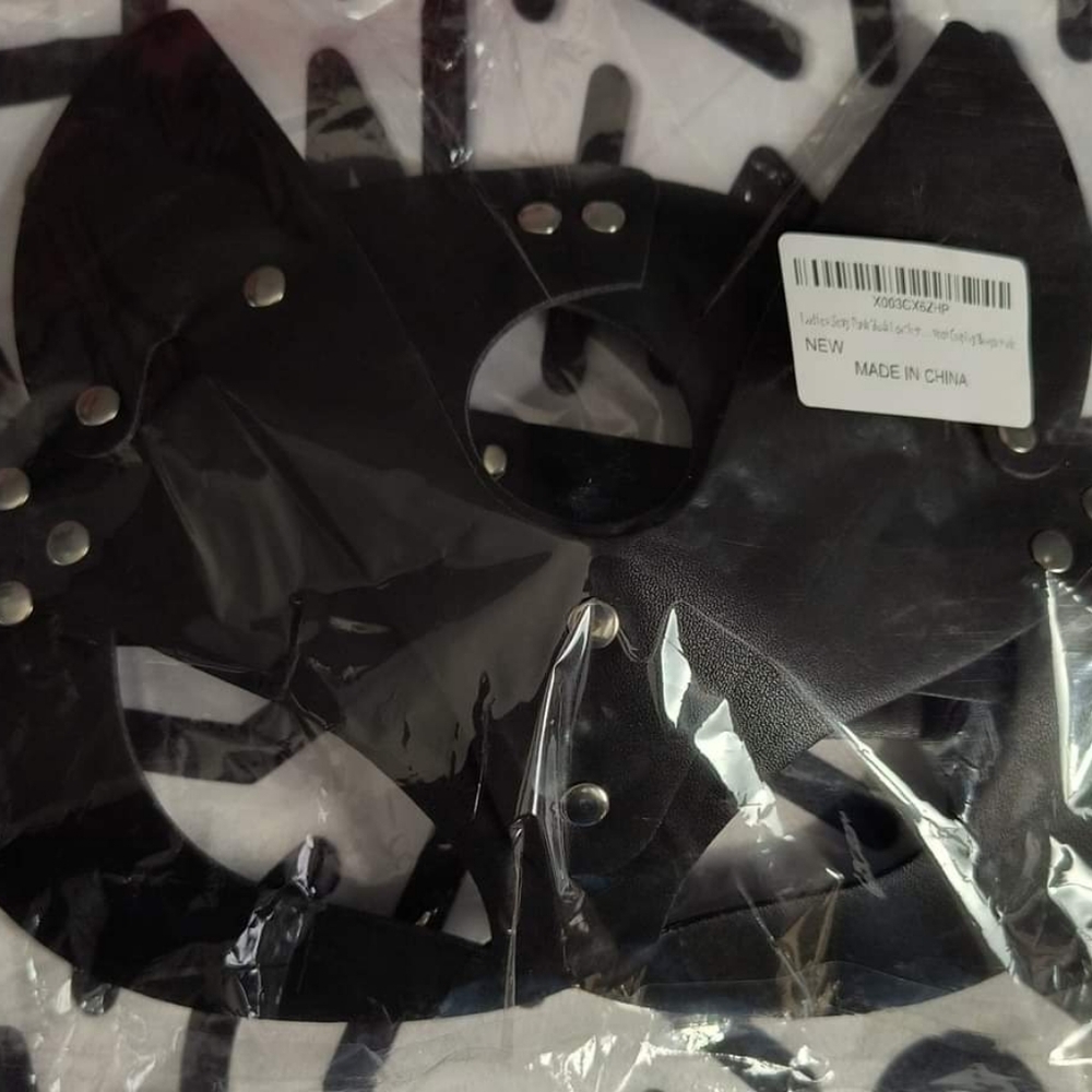 Leather cat mask